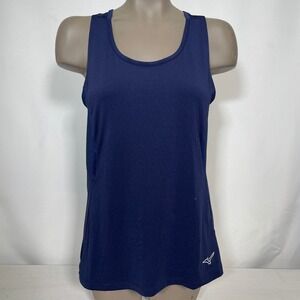 Mizuno Volleyball Performance Navy Blue Racerback Jersey Tank Top Women's MEDIUM